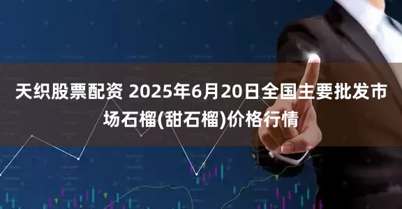 天织股票配资 2025年6月20日全国主要批发市场石榴(甜石榴)价格行情
